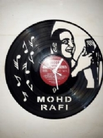 Mohd Rafi Themed Vinyl Record Clock