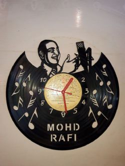 Mohd Rafi Top Themed Vinyl Record Clock
