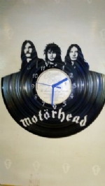 Motorhead Vinyl Record Clock