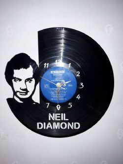 Neil Diamond Vinyl Record Clock