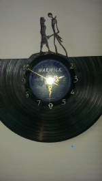 Nightmare Before Christmas Vinyl Record Clock