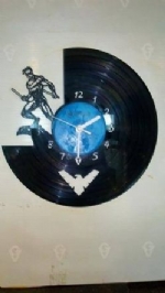 Nightwing Vinyl Record Clock