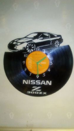 Nissan 300ZX Vinyl Record Clock