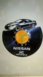Nissan 300ZX Vinyl Record Clock