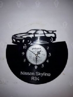 Nissan Skyline Car Vinyl Record Clock