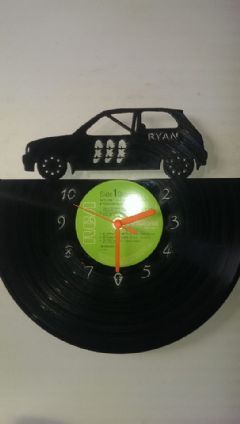 Nissan Stock Racing Car Vinyl Record Clock