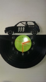 Nissan Stock Racing Car Vinyl Record Clock