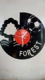 Nottingham Forest Fc (Notts Forest) Vinyl Record Clock