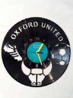 Oxford United F.C.Themed Vinyl Record Clock