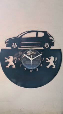 Peugeot 206 Themed Record Clock