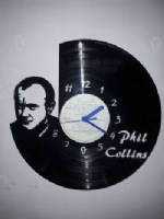 Phil Collins Vinyl Record Clock