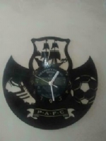 Plymouth Argyle Fc Football Themed Vinyl Record Clock