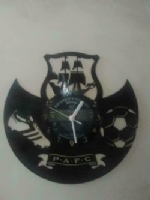 Plymouth Argyle Fc Football Themed Vinyl Record Clock