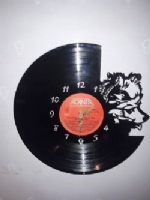 Pomerainian Vinyl Record Clock