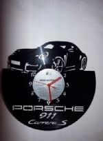 Porsche 911 Carrera Vinyl Record Clock