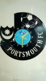 Portsmouth F.C Vinyl Record Clock