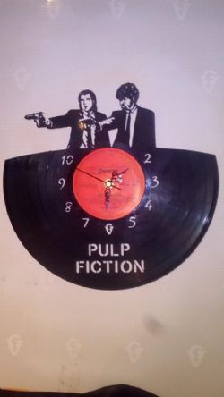 Pulp Fiction Vinyl Record Clock