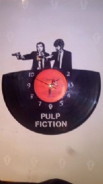 Pulp Fiction Vinyl Record Clock