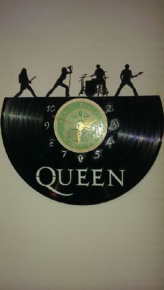 Queen Vinyl Record Clock