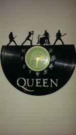 Queen Vinyl Record Clock