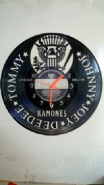 The Ramones Punk Rock Band Vinyl Record Clock