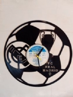 Real Madrid FC Vinyl Record Clock