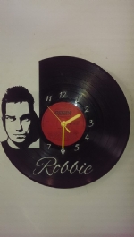 Robbie Williams Vinyl Record Clock