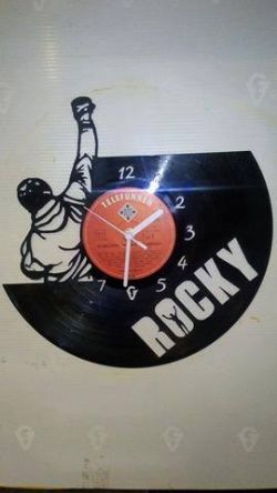 Rocky (Left) Vinyl Record Clock