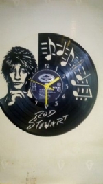 Rod Stewart Music Vinyl Record Clock