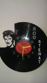 Rod Stewart Vinyl Record Clock