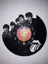 Rollin Stones Vinyl Record Clock