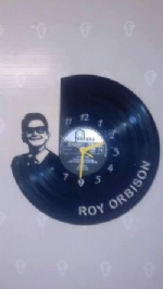 Roy Orbinson Vinyl Record Clock