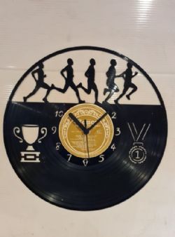 Running Themed Record Clock