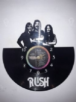 RUSH Vinyl Record Clock