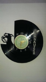 Schnazer (Left) Vinyl Record Clock