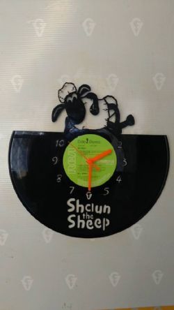 Shaun the sheep Vinyl Record Clock