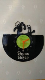 Shaun the sheep Vinyl Record Clock