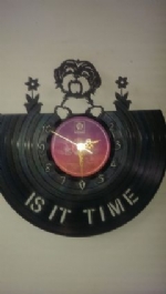 Shi Tsu Time For Tea Vinyl Record Clock