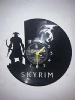 Skyrim Vinyl Record Clock
