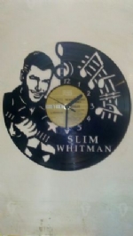 Slim Whitman Themed Vinyl Record Clock