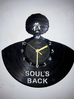 Souls Back Lady Themed Vinyl Record Clock