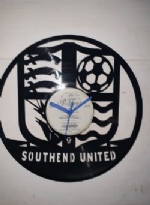 Southend United FC Themed Vinyl Record Clock