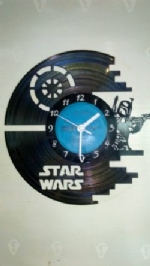 Star Wars Deathstar Vinyl Record Clock