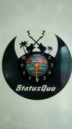 Status Quo Vinyl Record Clock