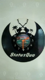 Status Quo Vinyl Record Clock