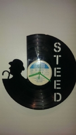 The Avengers Steed Portrait Vinyl Record Clock