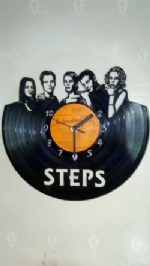Steps Vinyl Record Clock