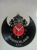 Sunderland Fc Vinyl Record Clock