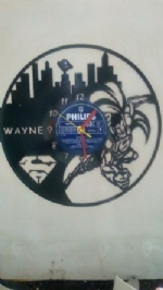 superman metropolis Superhero DC Themed Vinyl Record Clock