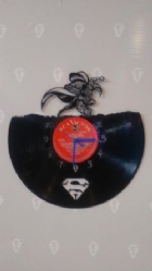 Superman Superhero Vinyl Record Clock